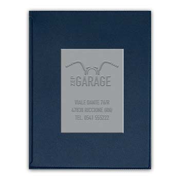 PORTA LIBRETTO MOTO IN SERGE'